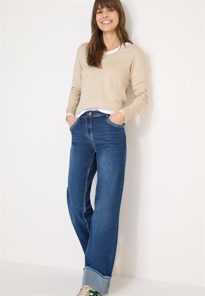Basic Pullover egg beige melange