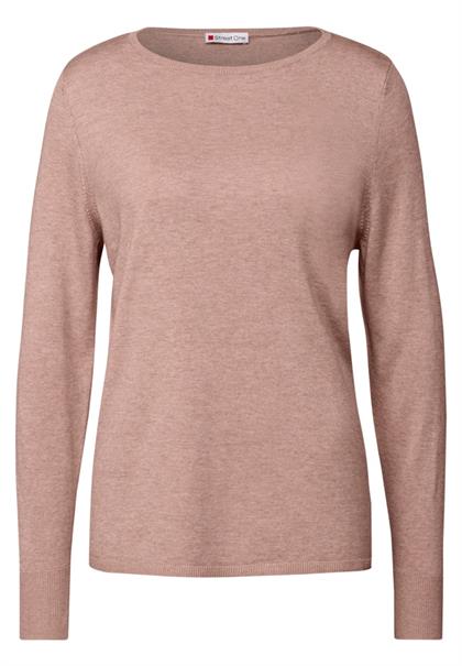 Basic Pullover faded rose mel.