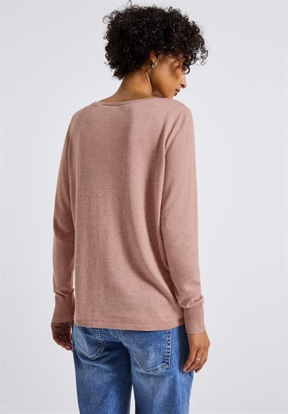 Basic Pullover faded rose mel.