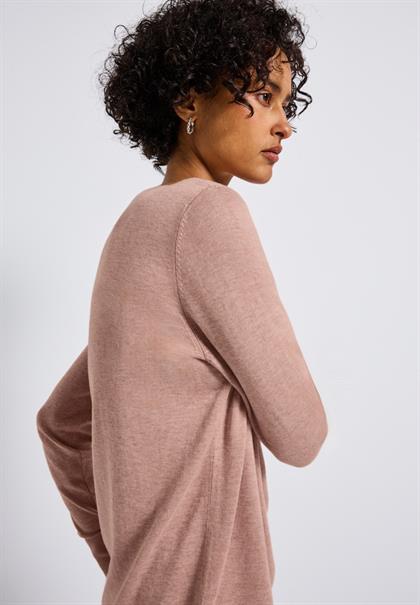 Basic Pullover faded rose mel.