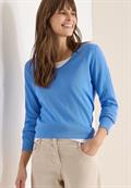 Basic Pullover fountain blue