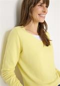 Basic Pullover iced yellow melange