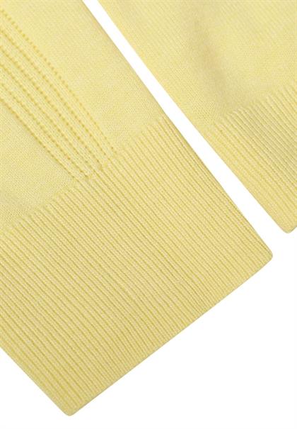 Basic Pullover iced yellow melange