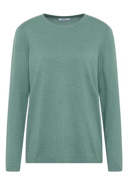 Basic Pullover jewel green melange