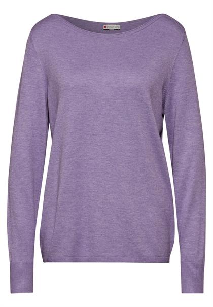 Basic Pullover light violet mel.