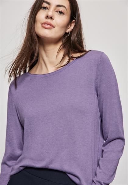 Basic Pullover light violet mel.