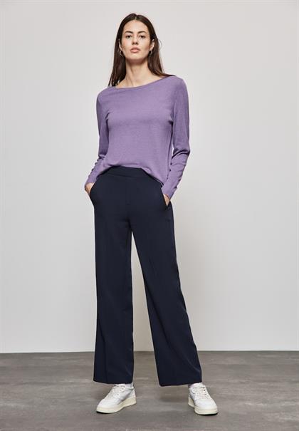 Basic Pullover light violet mel.