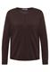 Basic Pullover mit Rundhals truffle brown