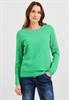 Basic Pullover mit Struktur smash green