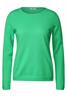 Basic Pullover mit Struktur smash green