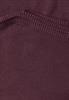 Basic Pullover mit U-Boot-Ausschnitt rustic rouge
