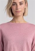 Basic Pullover mit U-Boot-Ausschnitt vintage blush mel.
