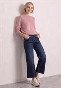 Basic Pullover mit U-Boot-Ausschnitt vintage blush mel.