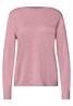 Basic Pullover mit U-Boot-Ausschnitt vintage blush mel.