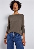 Basic Pullover nomad brown mel.