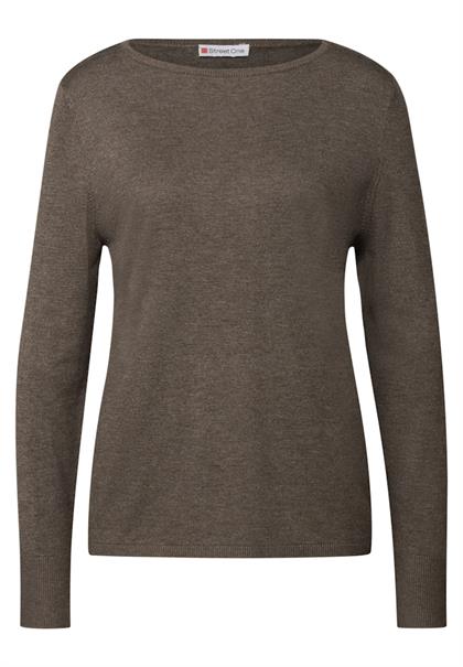 Basic Pullover nomad brown mel.
