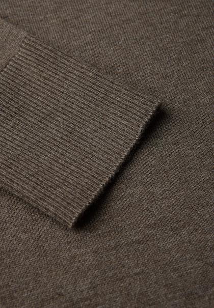 Basic Pullover nomad brown mel.