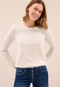 Basic Pullover oat milk beige melange