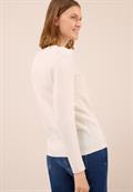 Basic Pullover oat milk beige melange