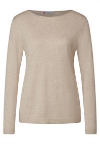 Basic Pullover spring sand melange