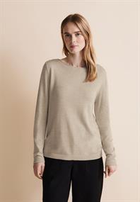 Basic Pullover spring sand melange