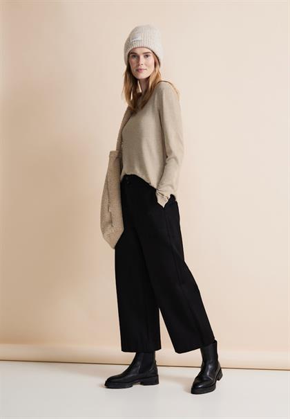 Basic Pullover spring sand melange