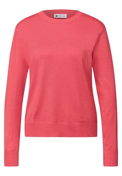 Basic Pullover striking coral