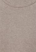 Basic Pullover warm taupe mel.