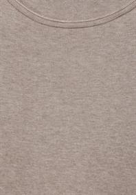 Basic Pullover warm taupe mel.
