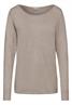 Basic Pullover warm taupe mel.