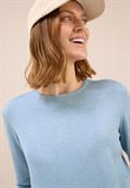 Basic Pullover whisper blue melange