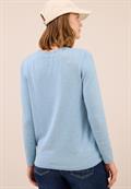 Basic Pullover whisper blue melange