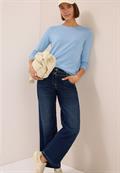 Basic Pullover whisper blue melange