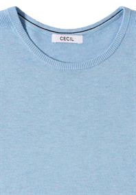 Basic Pullover whisper blue melange