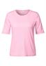 Basic Rippstruktur T-Shirt cherry blossom pink