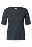 Basic Rippstruktur T-Shirt slate khaki
