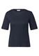 Basic Rippstruktur T-Shirt universal blue