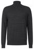 Basic Rollkragen Pullover anthra grey melange