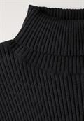 Basic Rollkragen-Pullover black