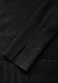 Basic Rollkragen-Pullover black