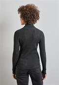Basic Rollkragen-Pullover gravel grey mel.