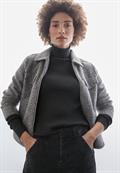 Basic Rollkragen-Pullover gravel grey mel.