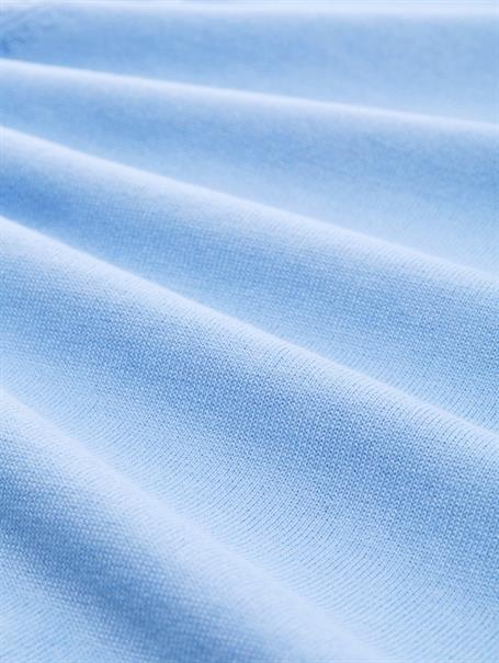 Basic Rollkragenpullover light fjord blue