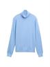 Basic Rollkragenpullover light fjord blue