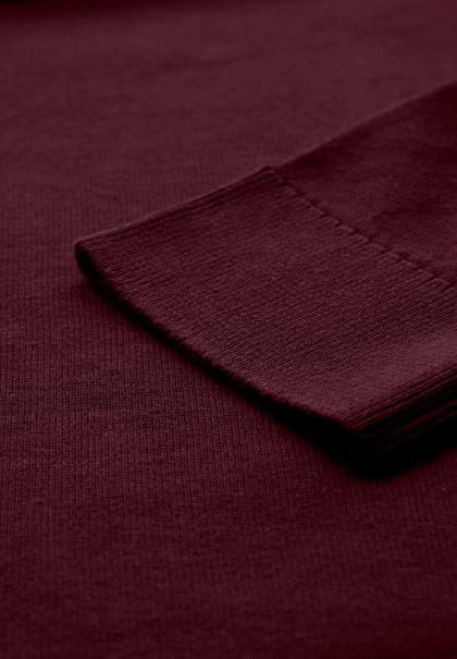Basic Rollkragenpullover vintage red