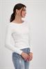 Basic-Shirt aus Pima-Baumwolle off-white