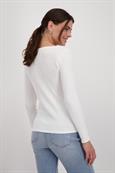 Basic-Shirt aus Pima-Baumwolle off-white