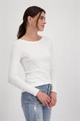 Basic-Shirt aus Pima-Baumwolle off-white