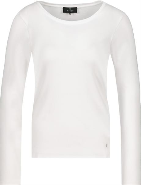 Basic-Shirt aus Pima-Baumwolle off-white