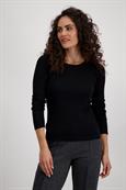 Basic-Shirt aus Pima-Baumwolle schwarz